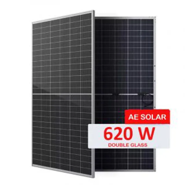 پنل 620WATT AE SOLARسری METEOR بایفشیال